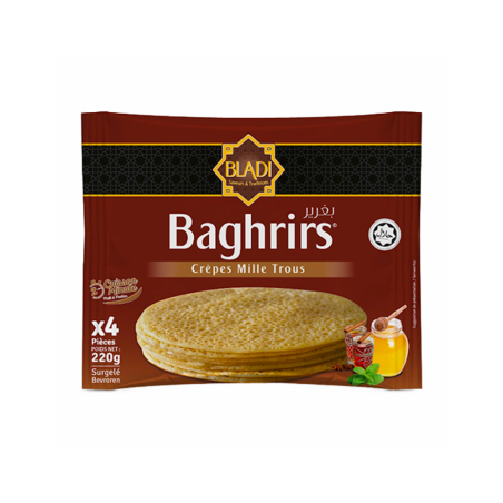 BAGHRIRS CREPES MILLE TROUS 4PCS